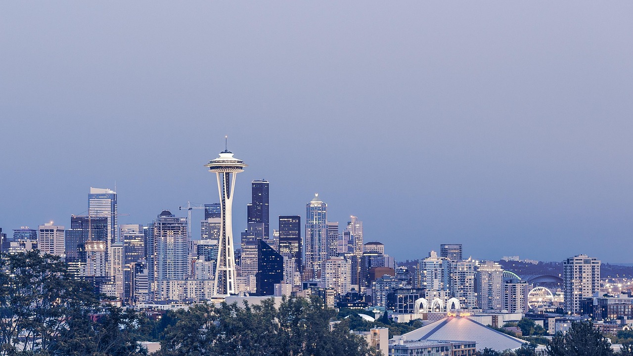 Seattle, Washington skyline with the Space Needle